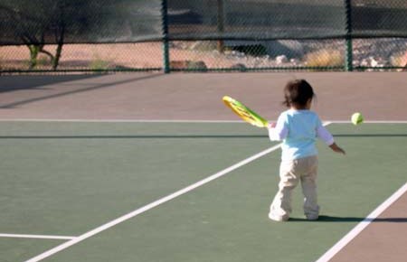 baby tennis superstar