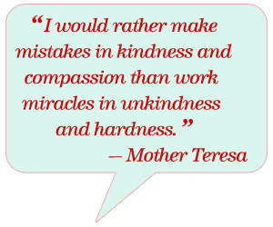 mother teresa quote on kindness