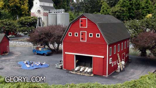 miniature building at legoland california