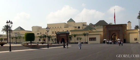 royal palace in Rabat, Morocco